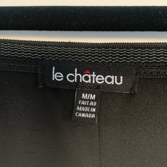 LE CHÂTEAU LONG BLACK DRESS - Picture 5 of 8